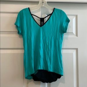 Teal green top